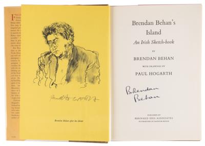 Lot #6160 Brendan Behan Signed Book - Brendan Behan's Island - Image 4