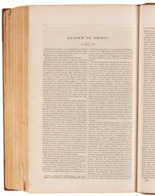 Lot #6129 Edgar Allan Poe: First/Early Appearances of 'A Tale of the Ragged Mountains,' 'Marginalia,' 'Annabel Lee,' and Others - Image 5