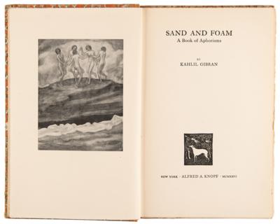 Lot #6096 Kahlil Gibran Signed Ltd. Ed. Book - Sand and Foam - Image 5