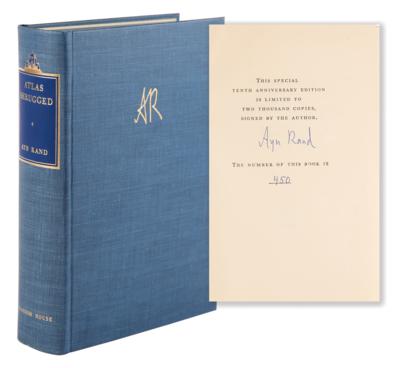 Lot #6134 Ayn Rand Signed Ltd. Ed. Book - Atlas