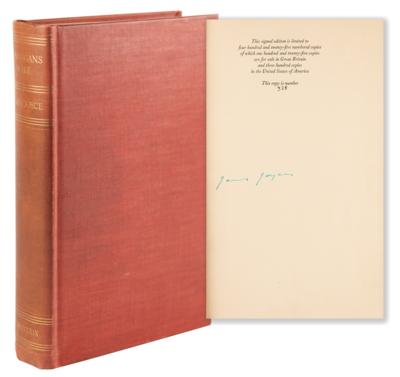 Lot #6112 James Joyce Signed Ltd. Ed. Book -