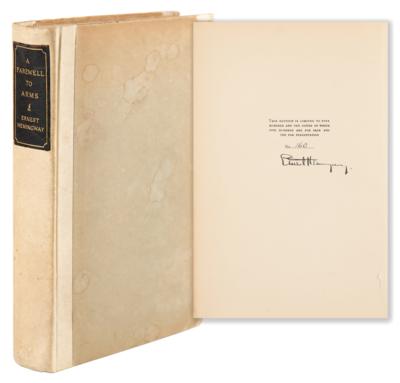 Lot #6100 Ernest Hemingway Signed Ltd. Ed. Book -