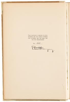 Lot #6100 Ernest Hemingway Signed Ltd. Ed. Book - A Farewell to Arms - Image 4