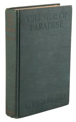 Lot #6093 F. Scott Fitzgerald Signed Book - This Side of Paradise - Image 3