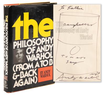 Lot #6037 Andy Warhol Signed Book with Campbell's,