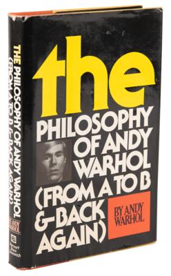 Lot #6037 Andy Warhol Signed Book with "Campbell's, Tomato Soup" Sketch - The Philosophy of Andy Warhol - Image 3