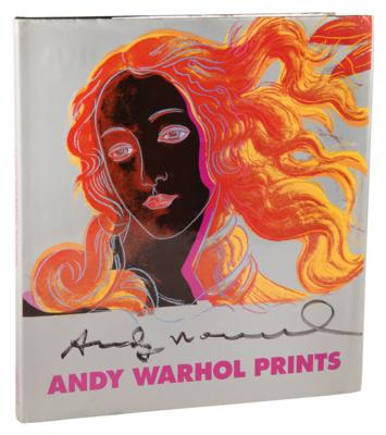 Lot #6038 Andy Warhol Signed Book - Prints