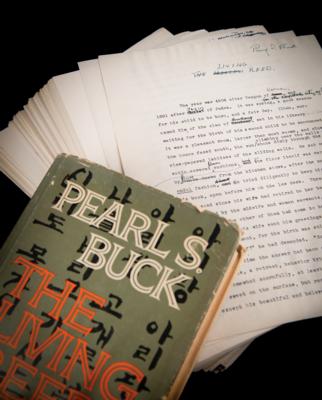 Lot #6074 Pearl S. Buck Hand-Corrected and Signed