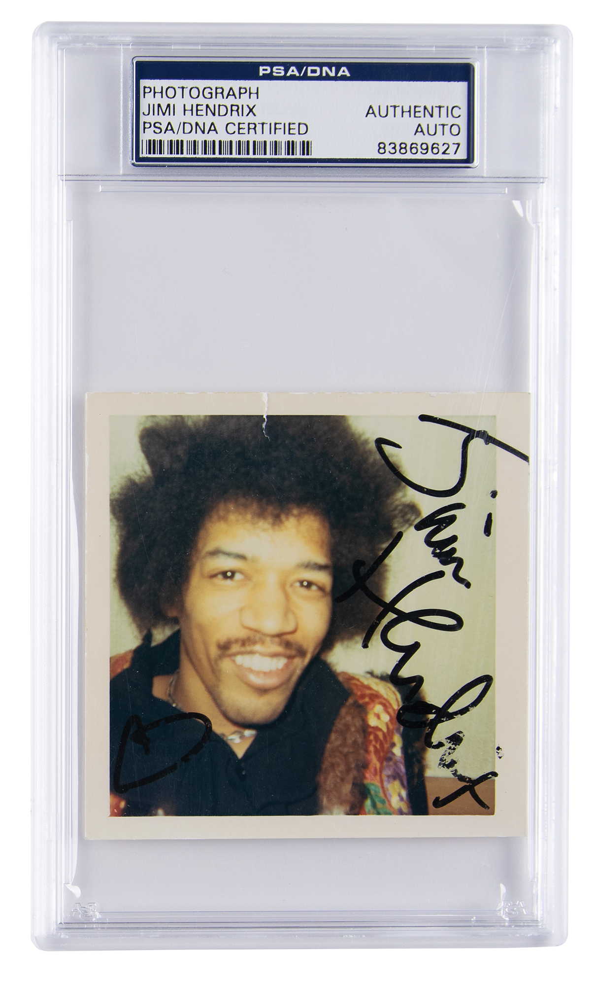 Lot #7265 Jimi Hendrix Signed Photograph
