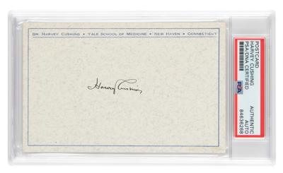 Lot #7087 Harvey Cushing Signature