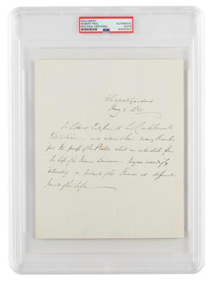 Lot #7120 Robert Peel Autograph Letter Signed