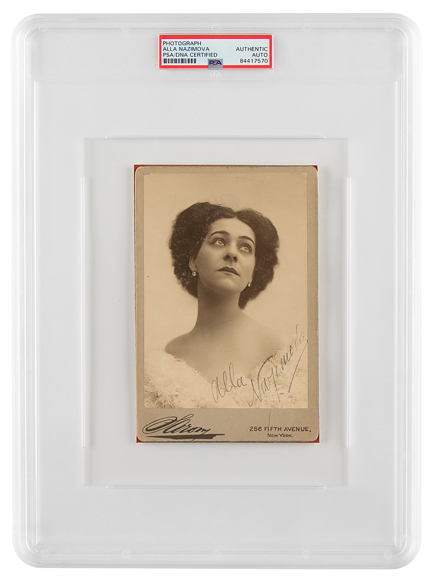 Lot #7419 Alla Nazimova Signed Photograph