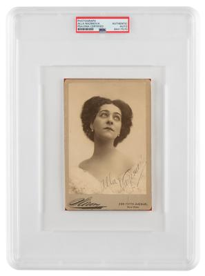 Lot #7419 Alla Nazimova Signed Photograph