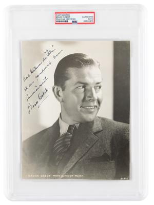 Lot #7395 Bruce Cabot Signed Photograph