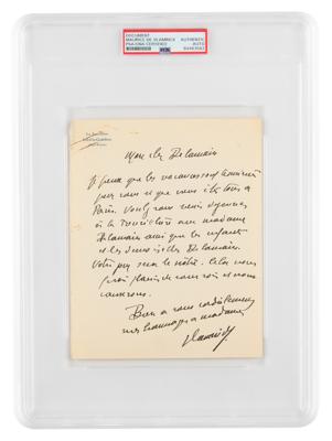 Lot #7184 Maurice de Vlaminck Autograph Letter Signed