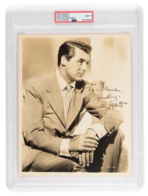 Lot #7383 Cary Grant Signed Photograph - PSA MINT 9