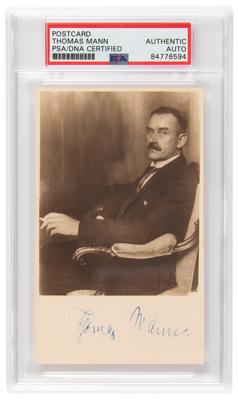 Lot #7223 Thomas Mann Signed Photograph - Image 1