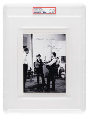 Lot #7309 Beatles: George Martin Signed Photograph