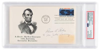 Lot #7118 Rosa Parks Signed FDC - Image 1