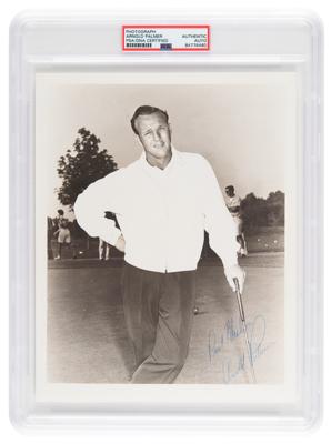Lot #7507 Arnold Palmer Signed Photograph