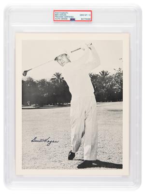 Lot #7487 Ben Hogan Signed Photograph - PSA GEM MT