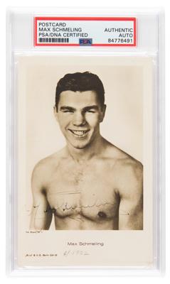 Lot #7516 Max Schmeling Signed Photograph - Image 1