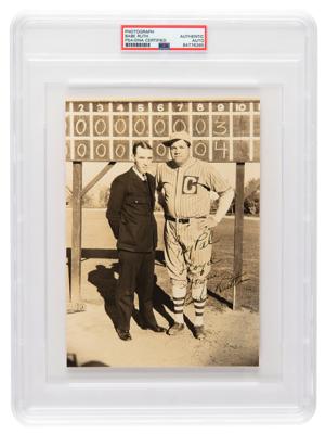 Lot #7452 Babe Ruth Signed Photograph