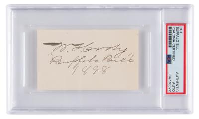 Lot #7082 William F. 'Buffalo Bill' Cody Signature - Image 1