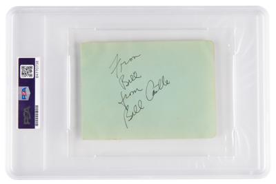 Lot #7401 Sean Connery and William Castle Signatures - PSA MINT 9 - Image 2