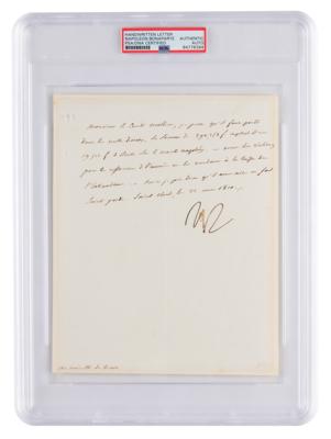 Lot #7147 Napoleon Letter Signed - Image 1
