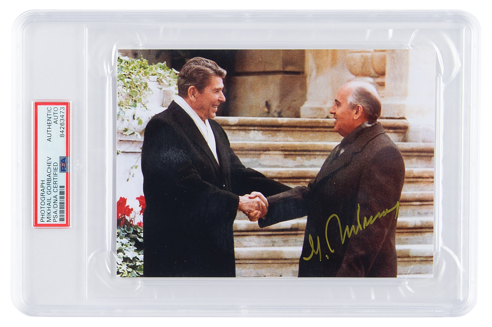 Lot #7096 Mikhail Gorbachev Signed Photograph