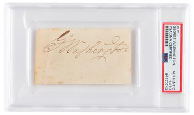 Lot #7002 George Washington Signature - Image 1