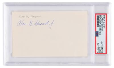 Lot #7173 Alan Shepard Signature