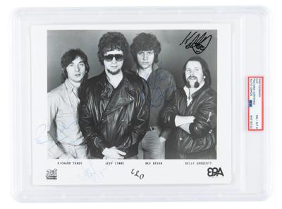 Lot #7322 Electric Light Orchestra Signed Photograph - PSA NM-MT 8