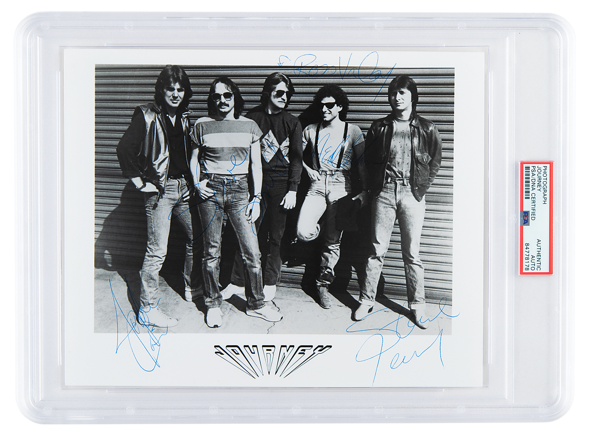 Lot #7337 Journey Signed Photograph