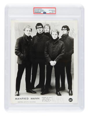 Lot #7341 Manfred Mann Signed Photograph
