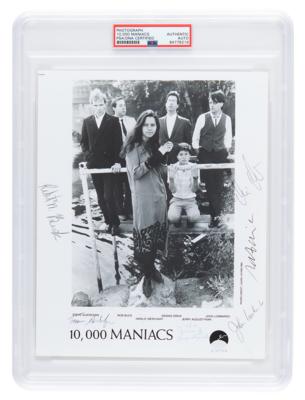 Lot #7304 10,000 Maniacs Signed Photograph