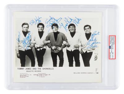 Lot #7333 Tommy James and the Shondells Signed Photograph - PSA NM-MT 8
