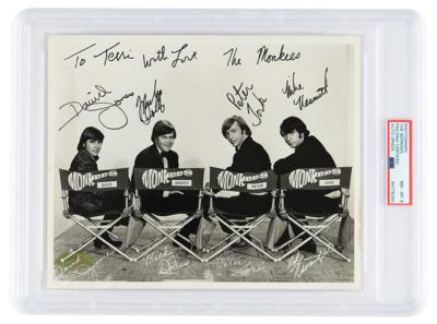 Lot #7266 The Monkees Signed Photograph - PSA NM-MT 8