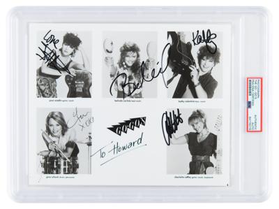 Lot #7327 The Go-Go's Signed Photograph