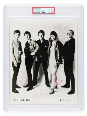 Lot #7331 The Hollies Signed Photograph