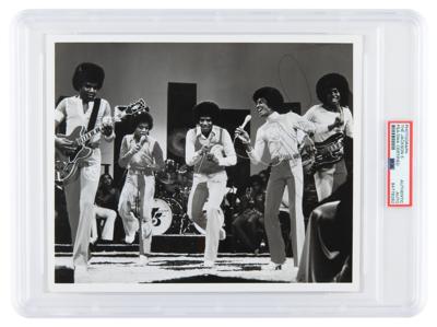 Lot #7277 The Jackson 5 Signed Photograph