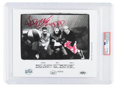 Lot #7255 Beastie Boys Signed Photograph