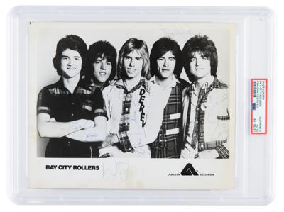 Lot #7371 Bay City Rollers Signed Photograph