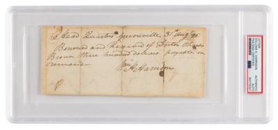 Lot #7012 William Henry Harrison Autograph Document Signed