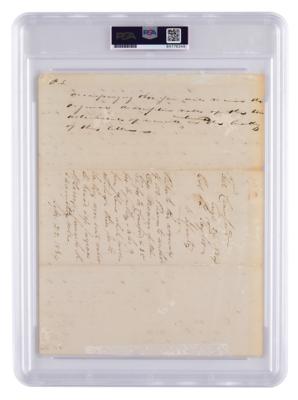 Lot #7019 Zachary Taylor Letter Signed - Image 2