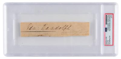 Lot #7126 Edmund Randolph Signature - Image 1