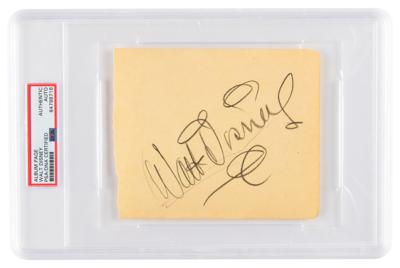 Lot #7186 Walt Disney Signature