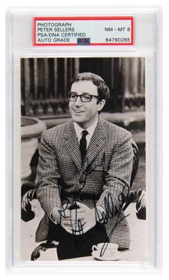 Lot #7425 Peter Sellers Signed Photograph - PSA NM-MT 8