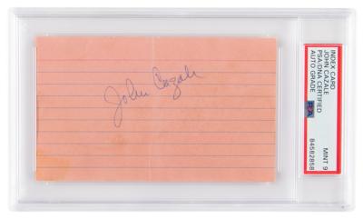 Lot #7382 The Godfather: John Cazale Signature - PSA MINT 9